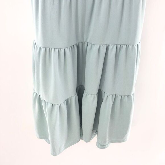 MINKPINK Hunter Smock Dress in Mint - Picture 4 of 9